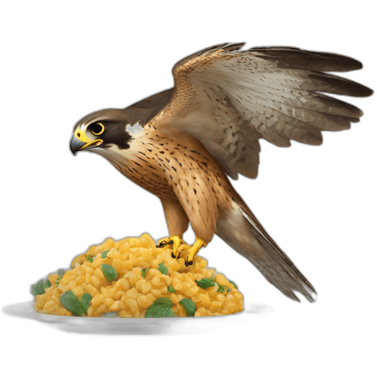 falcon eating emoji