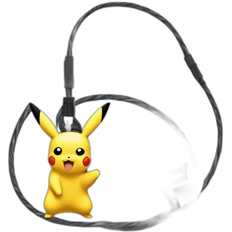 pikachu righting cable emoji