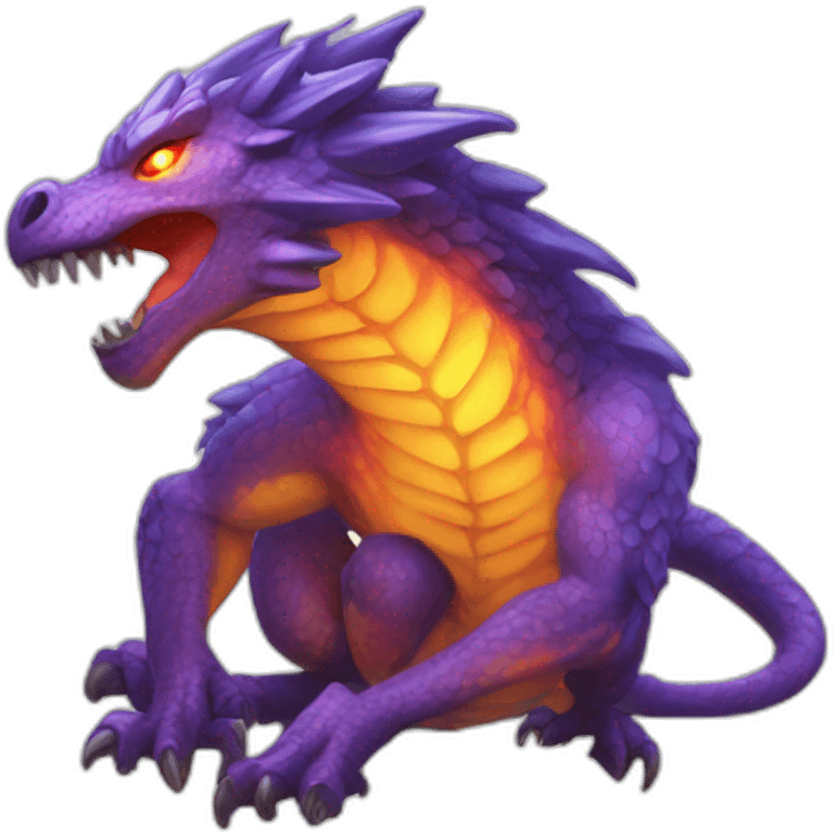 Dracaufeu shiny emoji