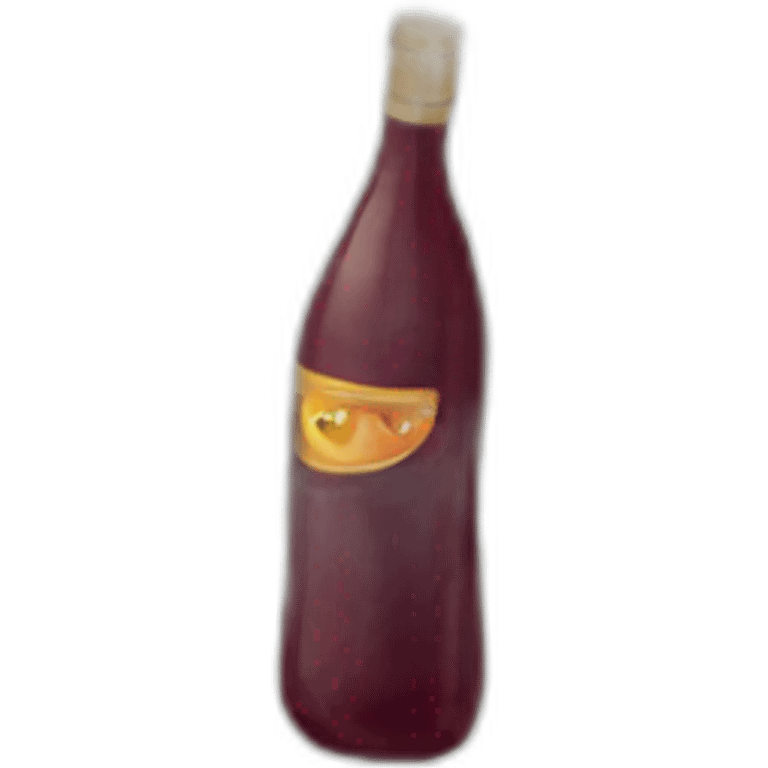 Coca dans une bouteilles de vin emoji