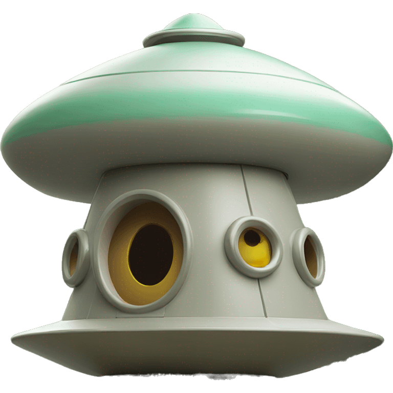  Pretty nice UFO alien spaceship shaped birdhouse  emoji