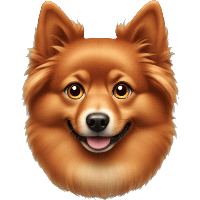 red spitz dog emoji