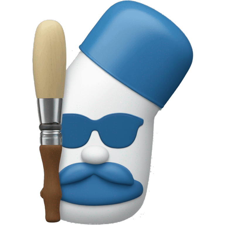 Stanley thumbler haze blue with holder emoji