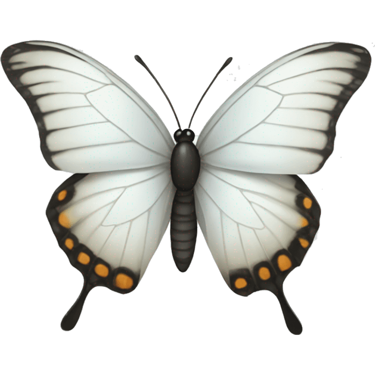 white butterfly emoji