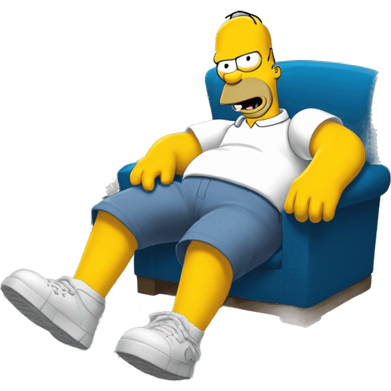 Homer Simpson plays Xbox emoji