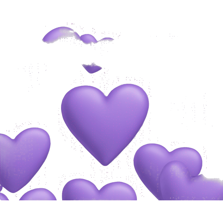 Lavender heart  emoji