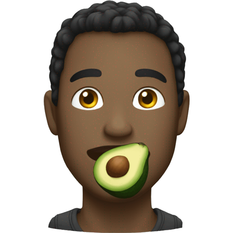 Aguacate negro emoji