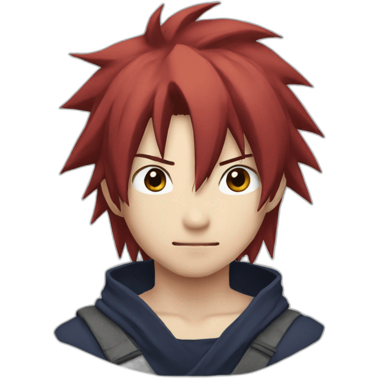 sasuke who has red hair emoji