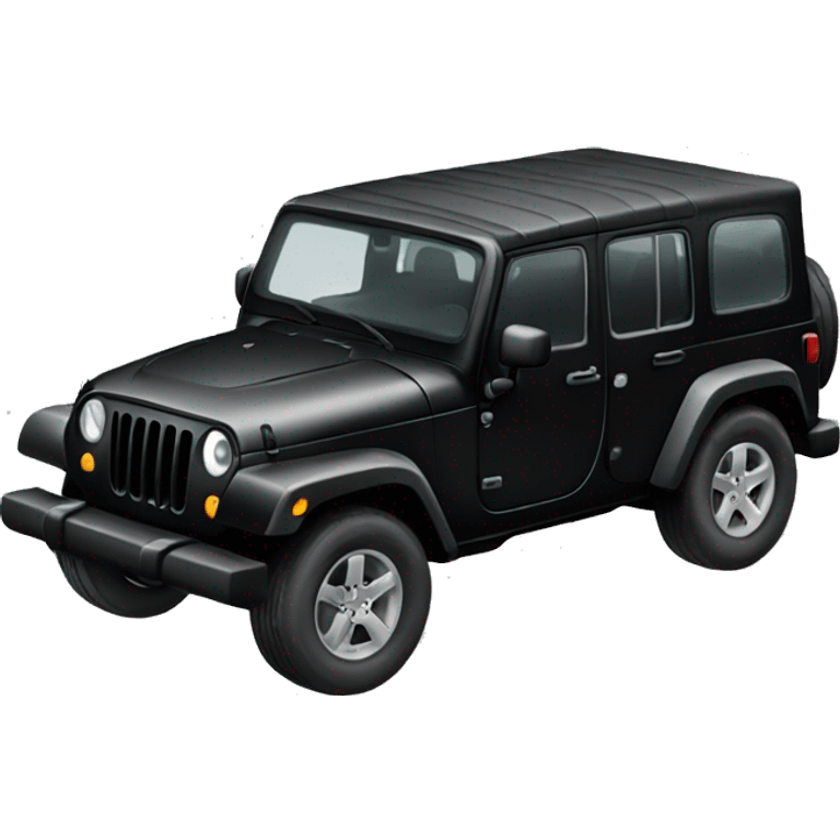 black jeep emoji