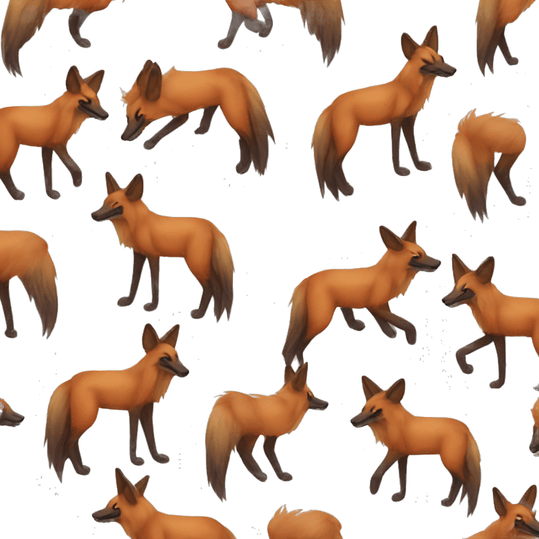 Maned Wolf emoji