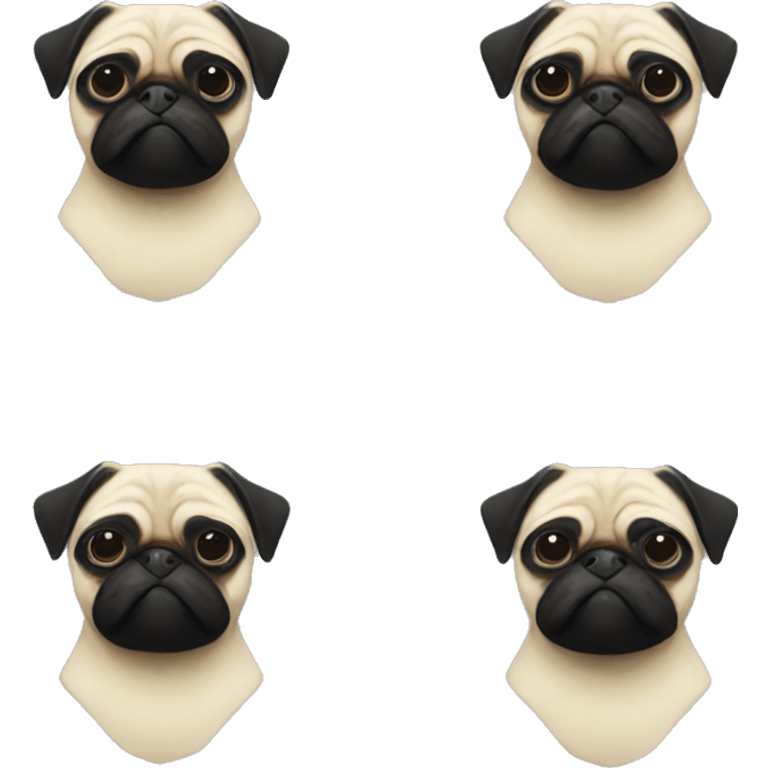 Pug  be mask from grand theft auto  emoji