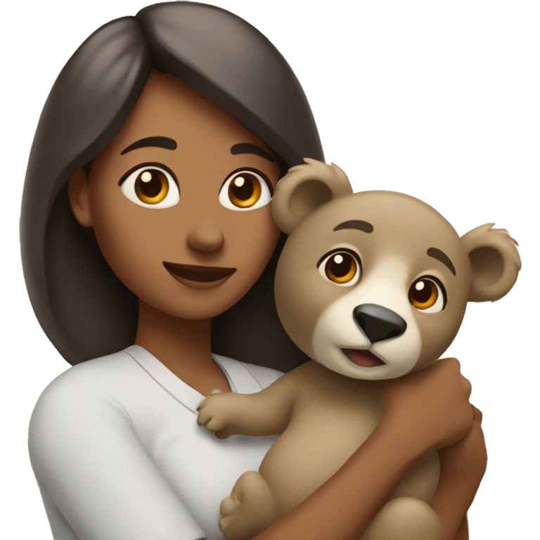 Mother with a coala bear emoji