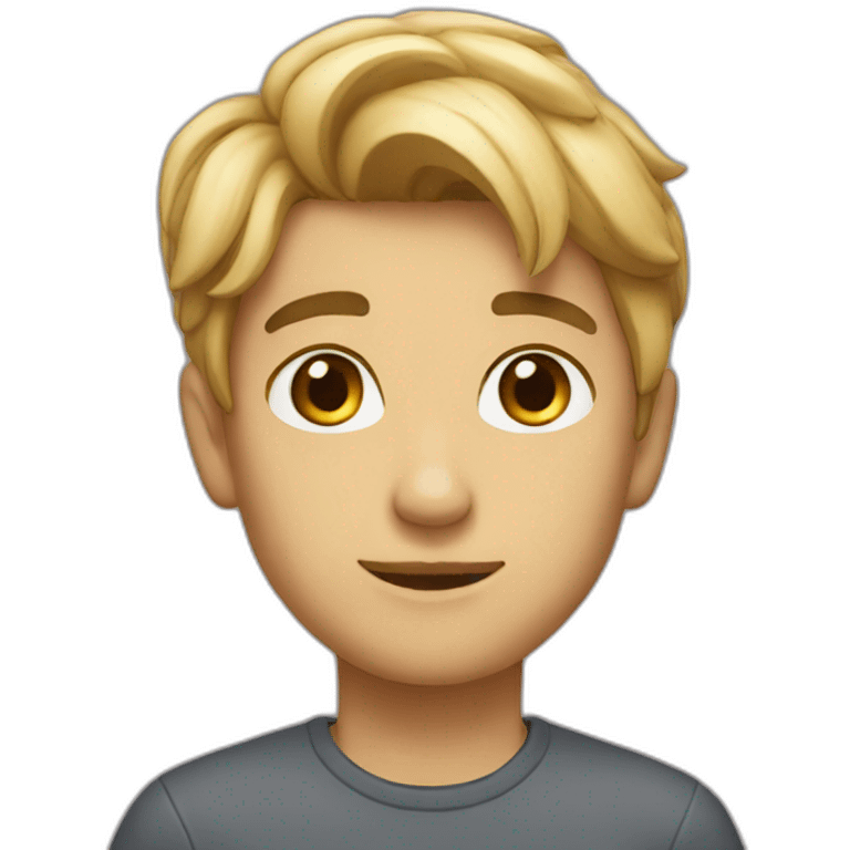 A very, very, very beautiful boy  emoji