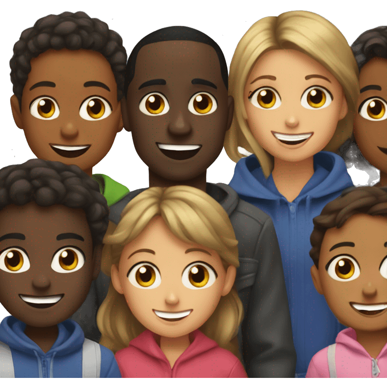 Diddy with kids emoji