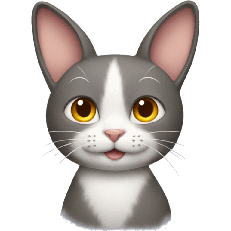 cat and rabbit mix emoji