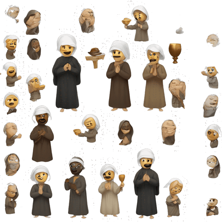 religious pilgrims emoji