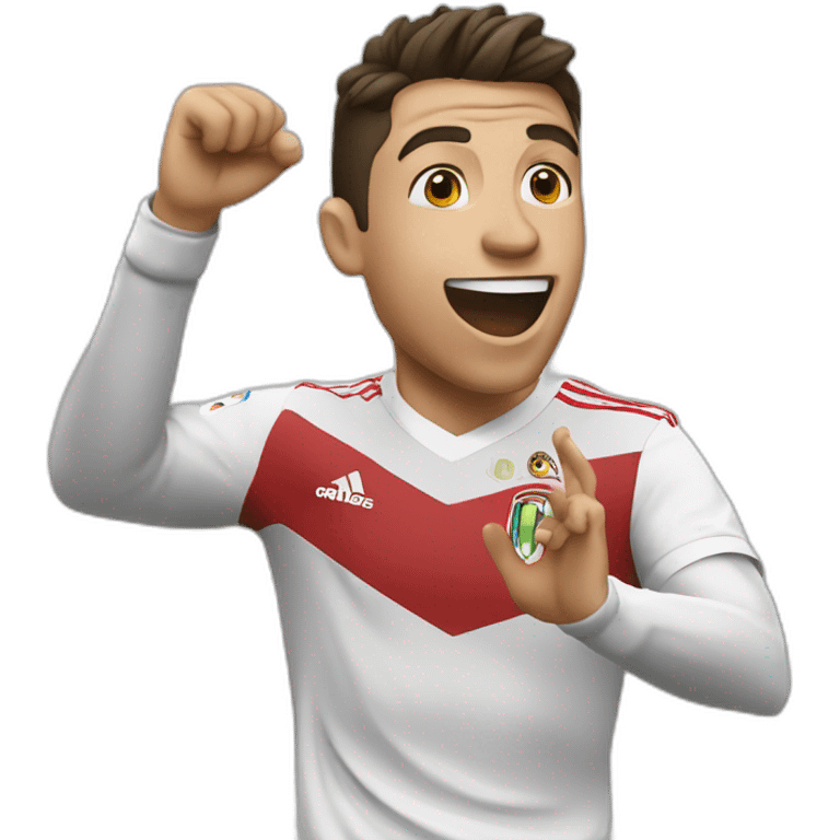 cristiano siuu celebration emoji