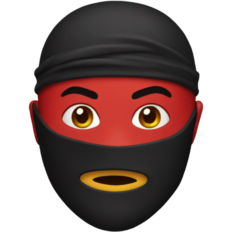 Ninja rojo  emoji