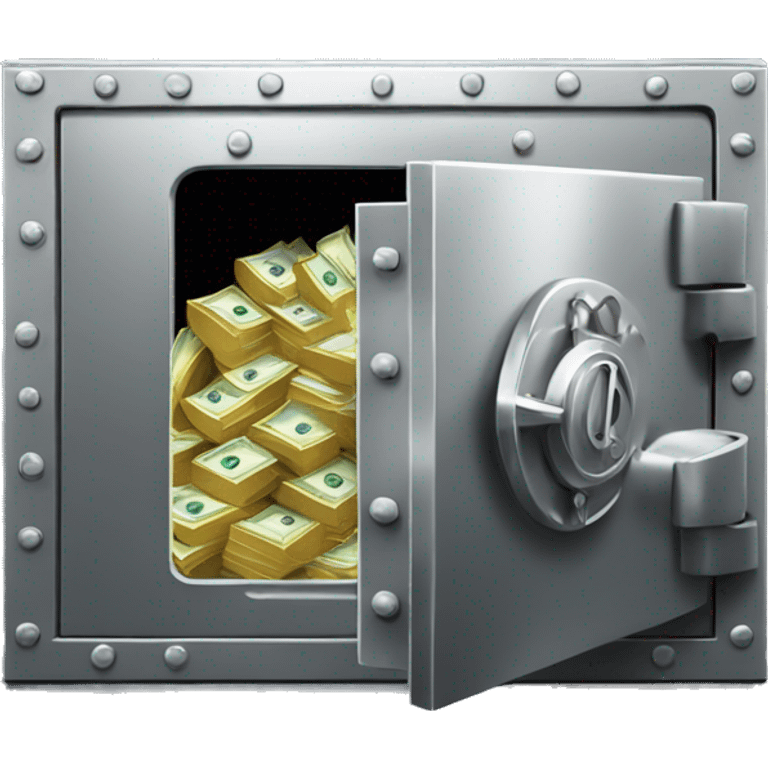 Money inside a vault emoji