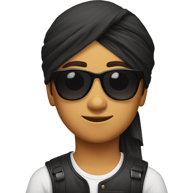 sikh boy with black sun glasses emoji