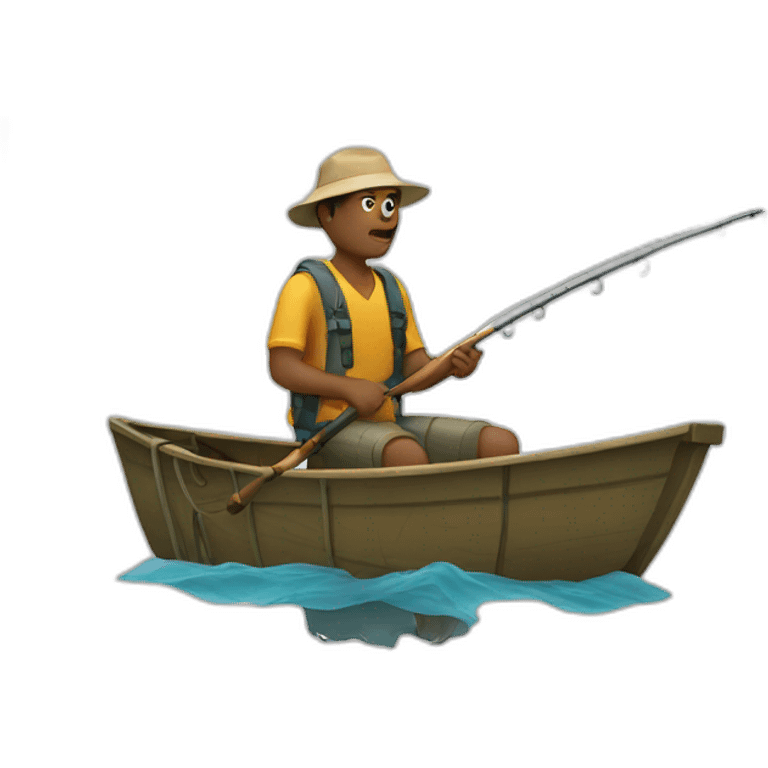 guy fishing emoji