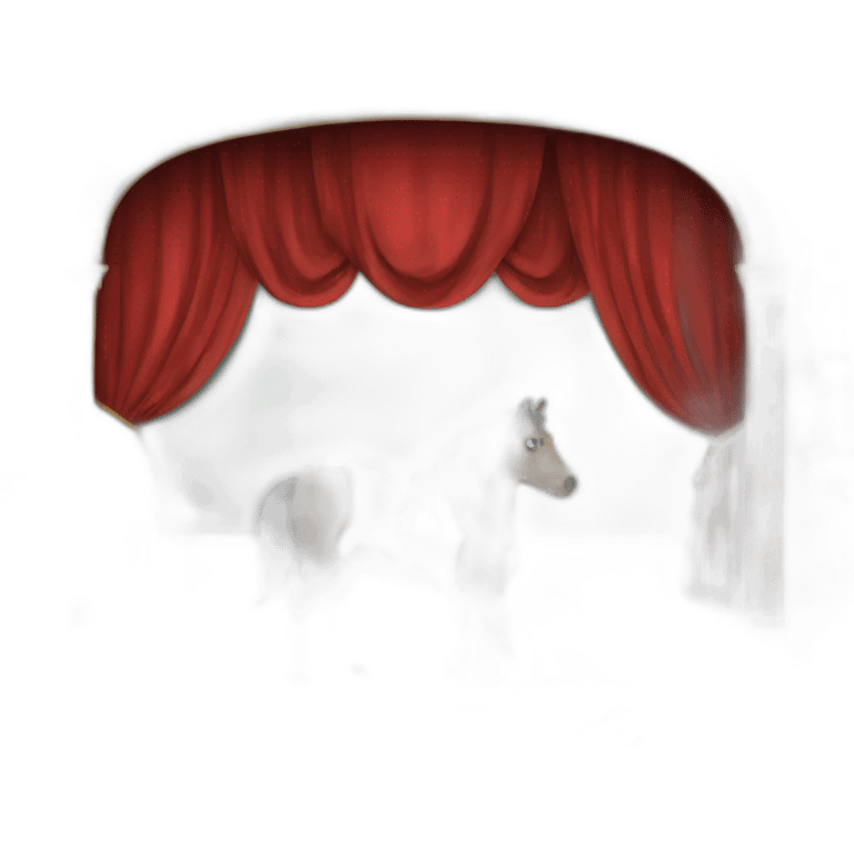 horse in theatre emoji