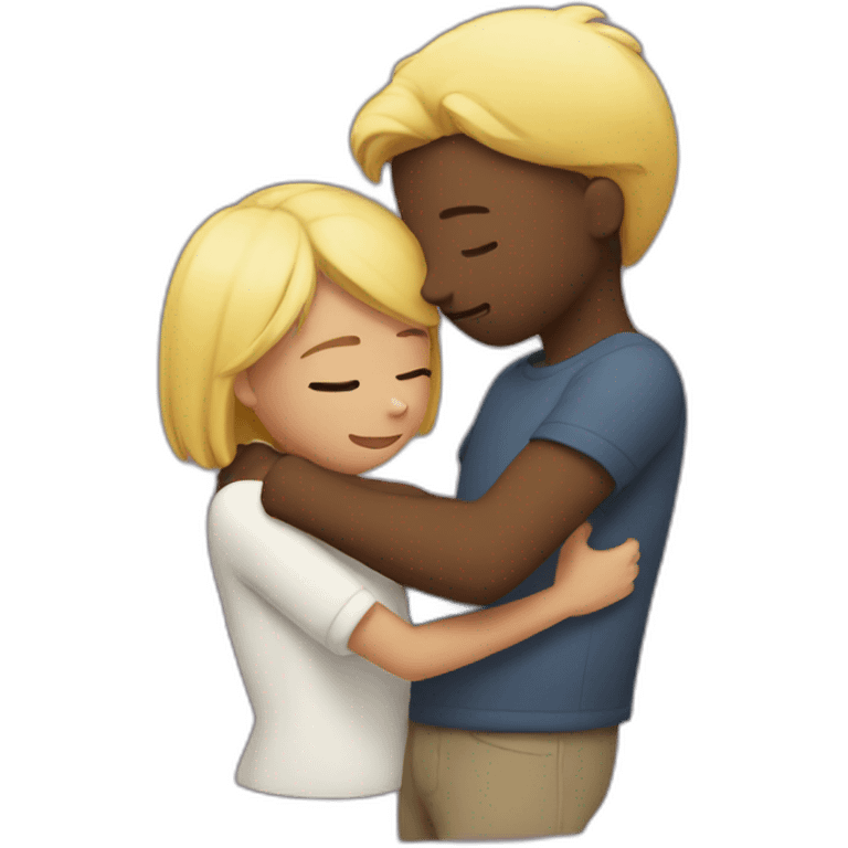 Hug relationship emoji