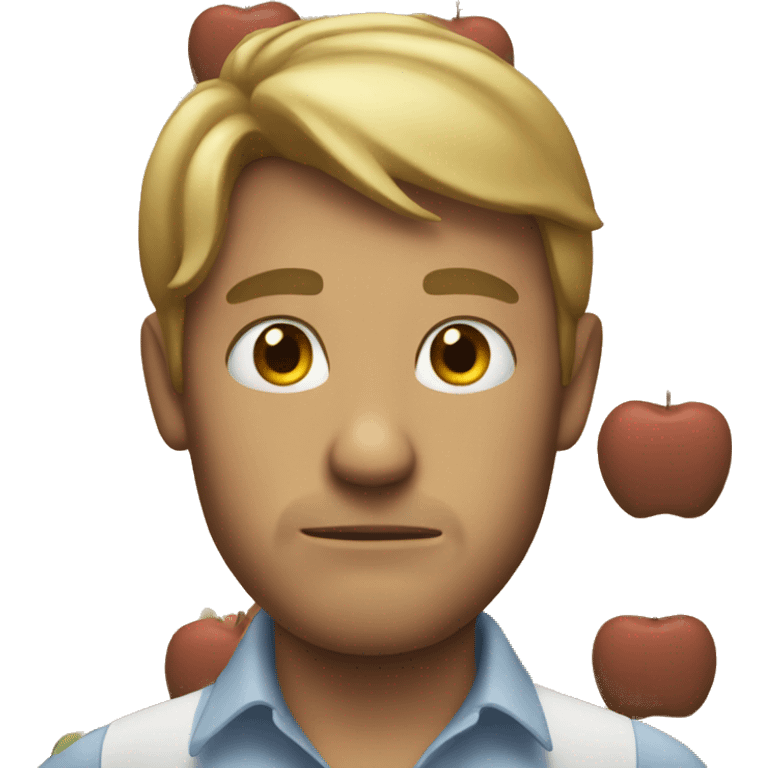 An apple apologize emoji