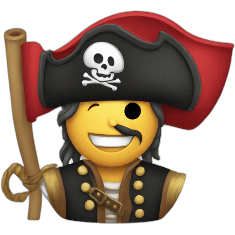 Drapeau pirate  emoji