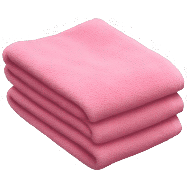 Pink towel emoji