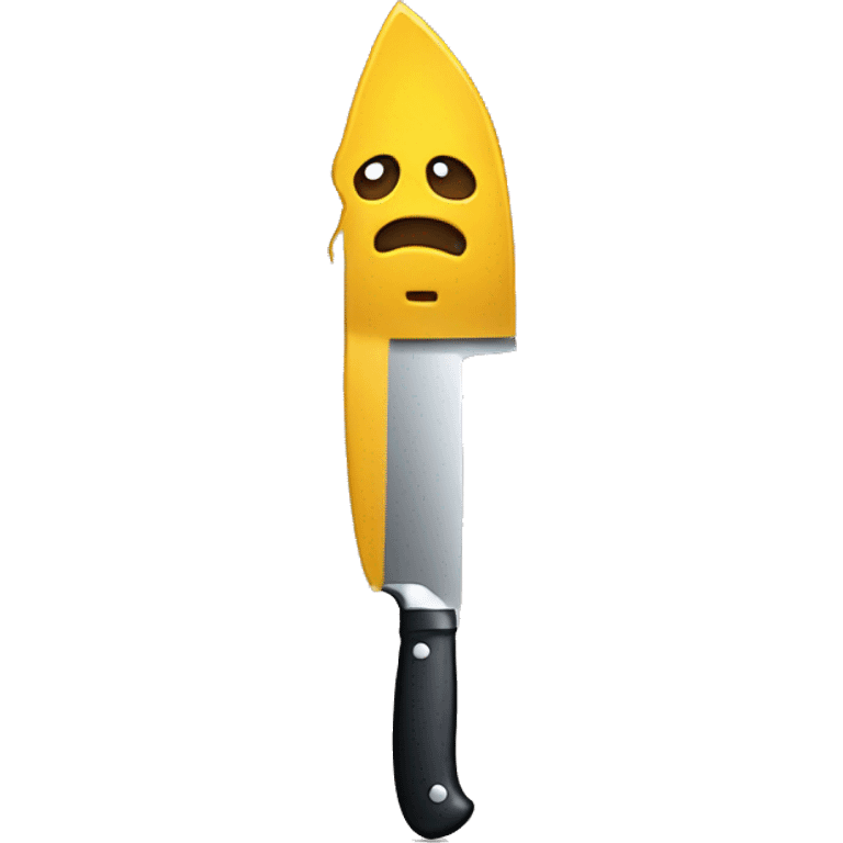 emoji with a knife  emoji