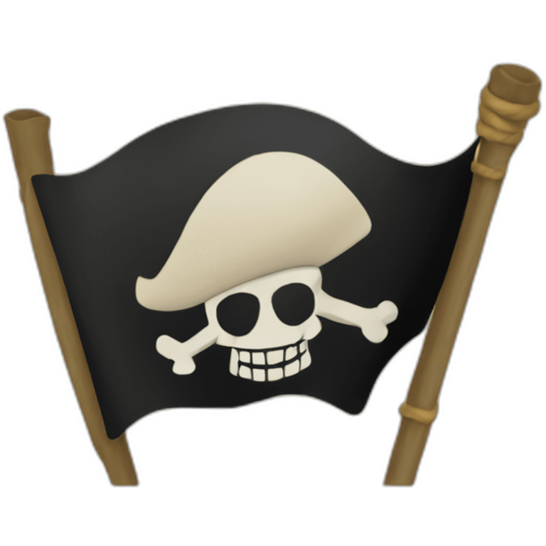 Strawhat pirates flag emoji