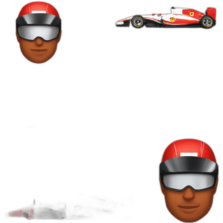 Ferrari f1 side view emoji