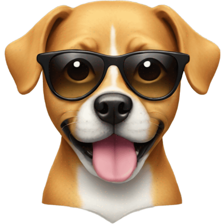 dog with sunglasses emoji