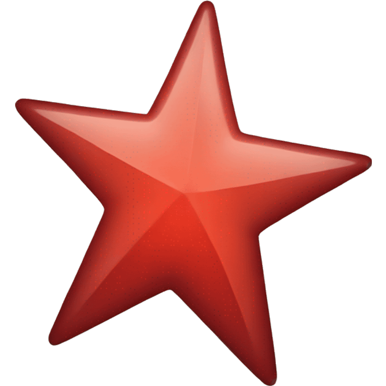 vector red star emoji