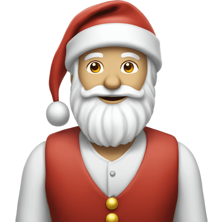 White man Santa Claus  emoji