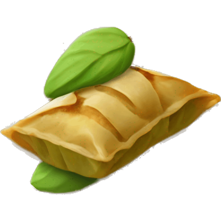 Pistachio baklava emoji