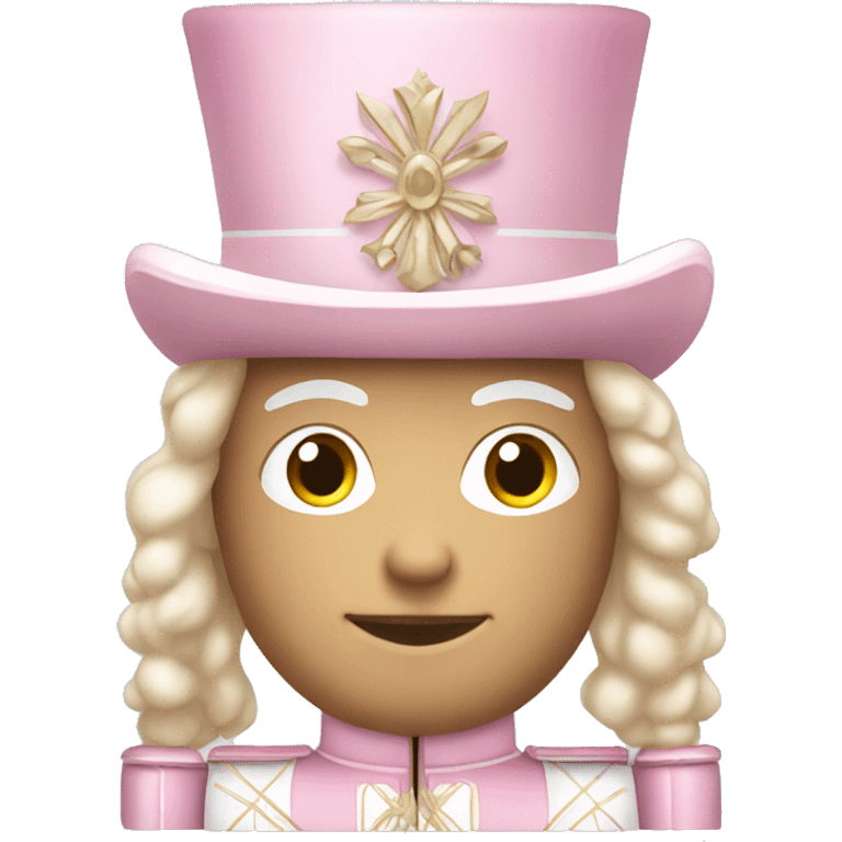 Light pink nutcracker emoji