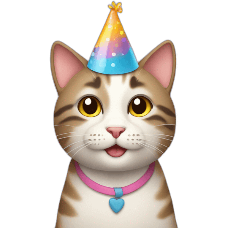 happy birthday cat emoji