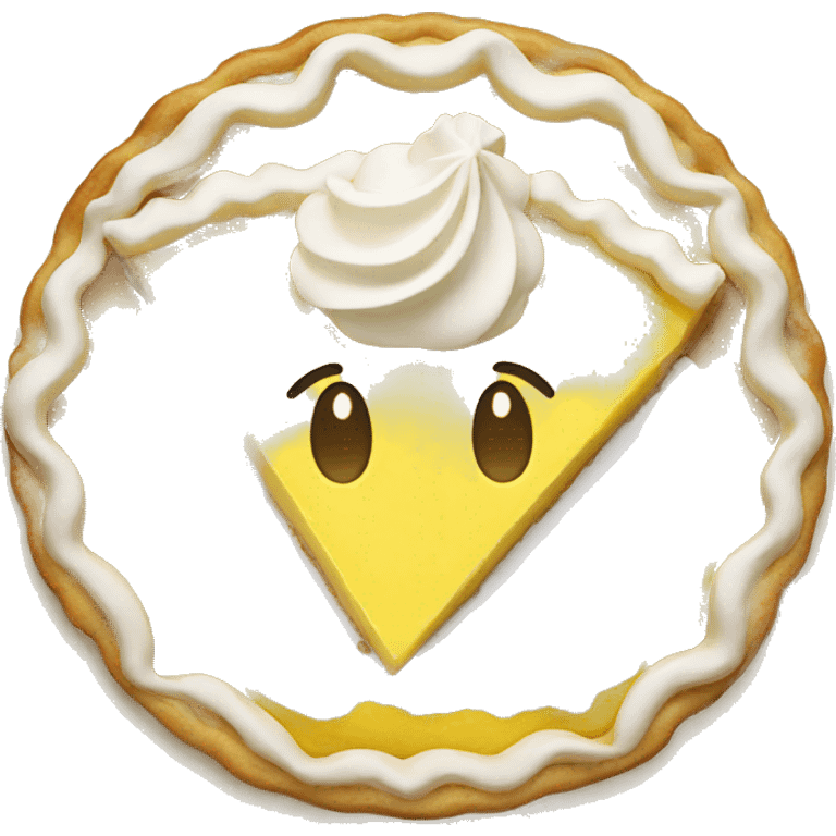 Lemon pie emoji