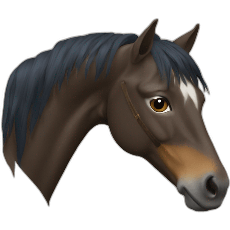 Cheval bonsaï emoji