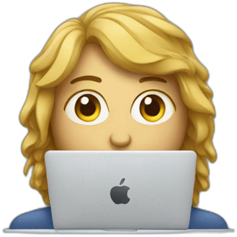 Programmers with MacBook  emoji