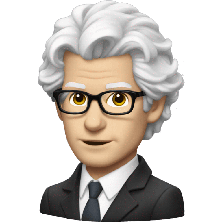 Andrew Garfield in Miranda Priestly wig emoji