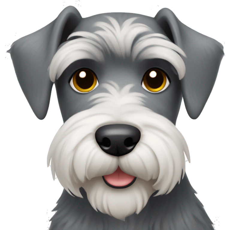 Schnauzer white emoji