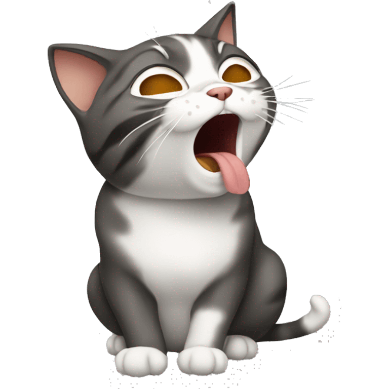 Cat sneezing  emoji