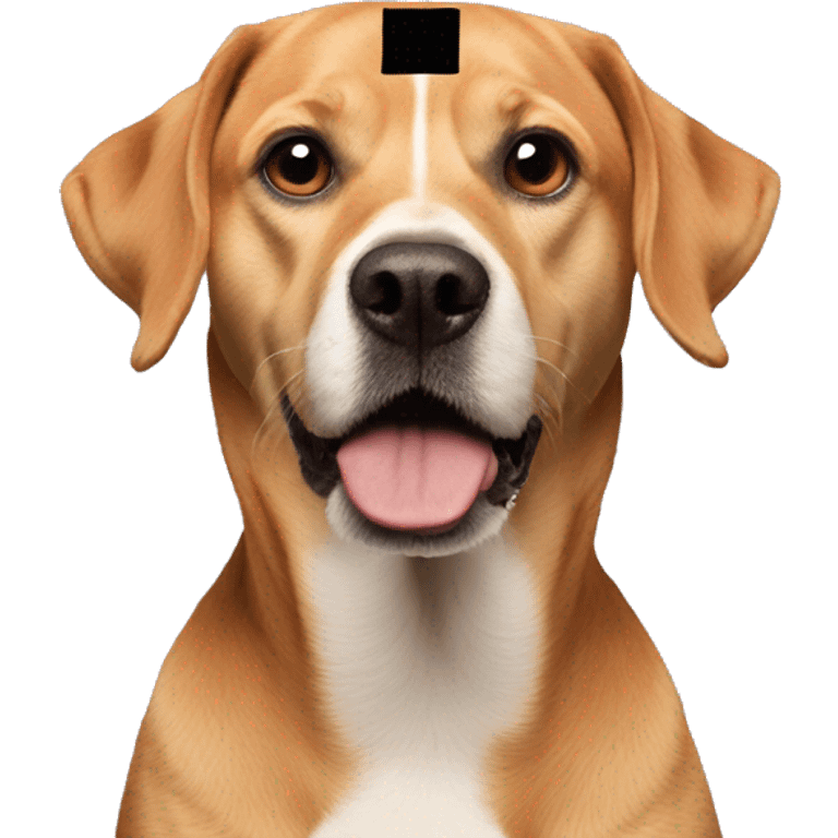 question mark on dog’s head emoji