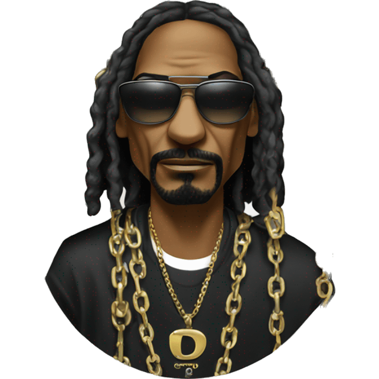 snoop dogg with chains emoji