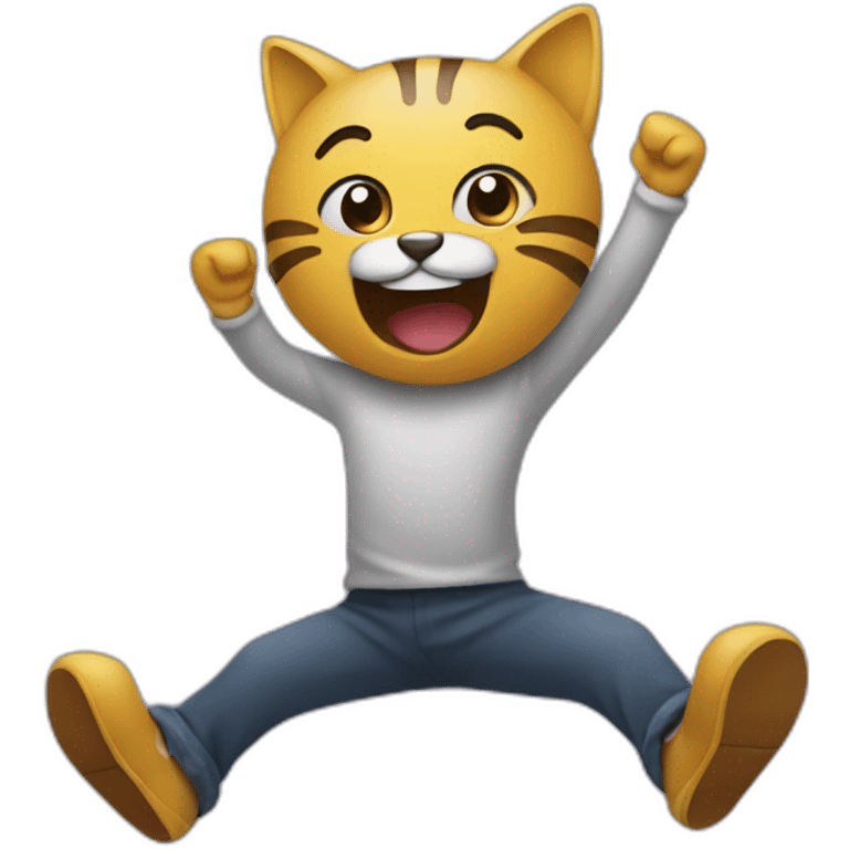 Chat qui danse emoji