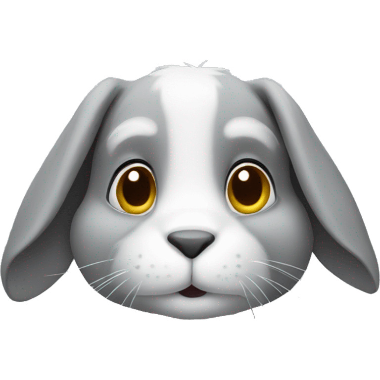 Rabbit grey emoji