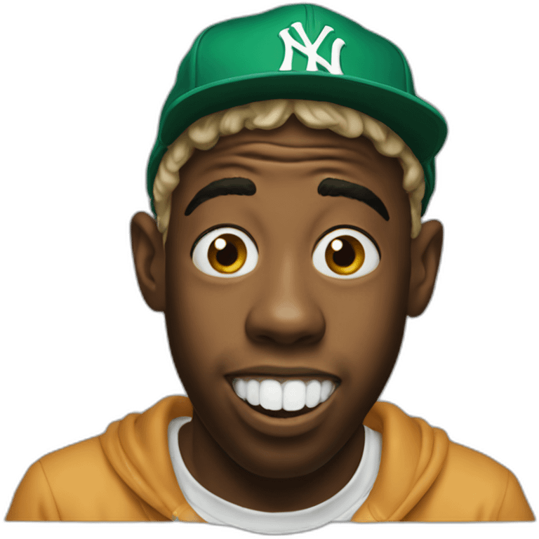 tyler the creator cringing emoji